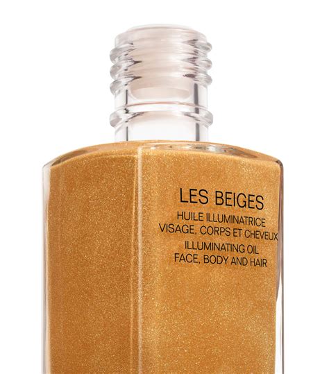 les beiges illuminating oil chanel|Chanel shades of gold.